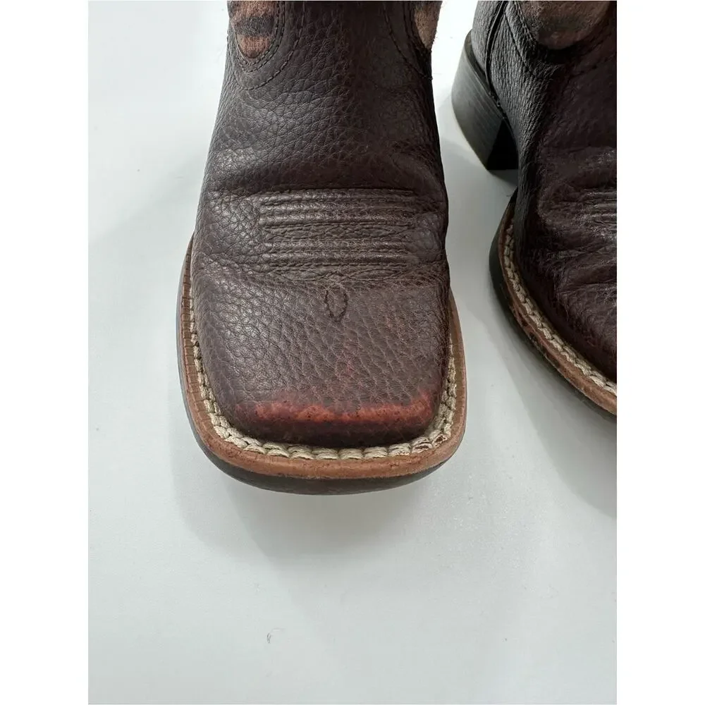 Ariat Kids Quickdraw Western Cowboy Boots Size 10